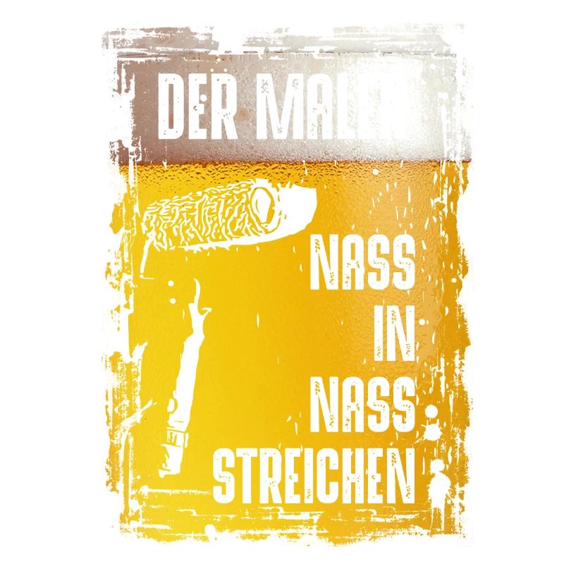 Der Maler | Nass in Nass Streichen!