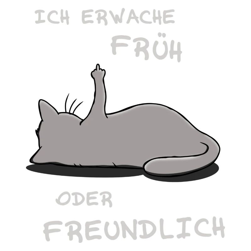Ich erwache früh oder freundlich