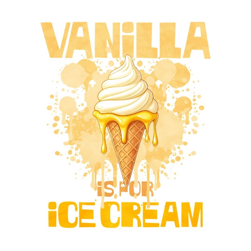 Cornet de glace à la vanille