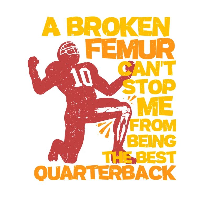 Beinbruch Gebrochener Oberschenkel Quarterback