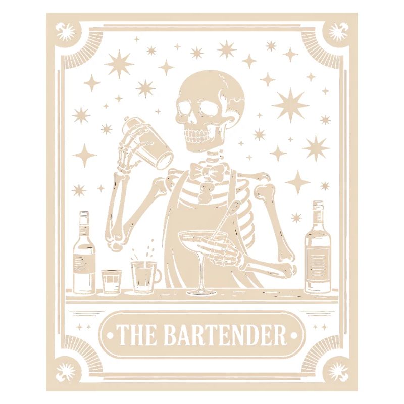 Barkeeper Barmann The Bartender Tarot Cocktail