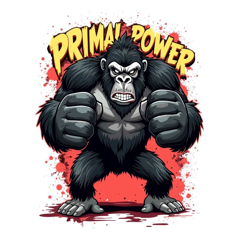 Primal Power Gorila Print