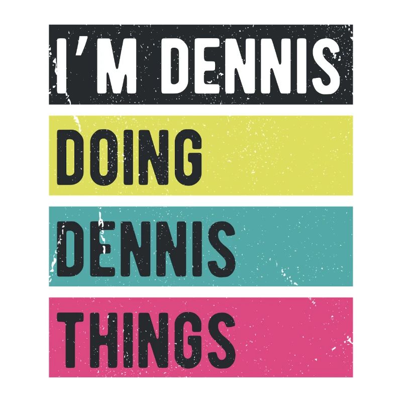 Ich bin Dennis und mache Dennis Things Retro Colors