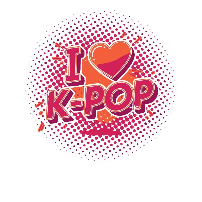 J’adore la musique coréenne K-pop, anime mignon, la pop coréenne