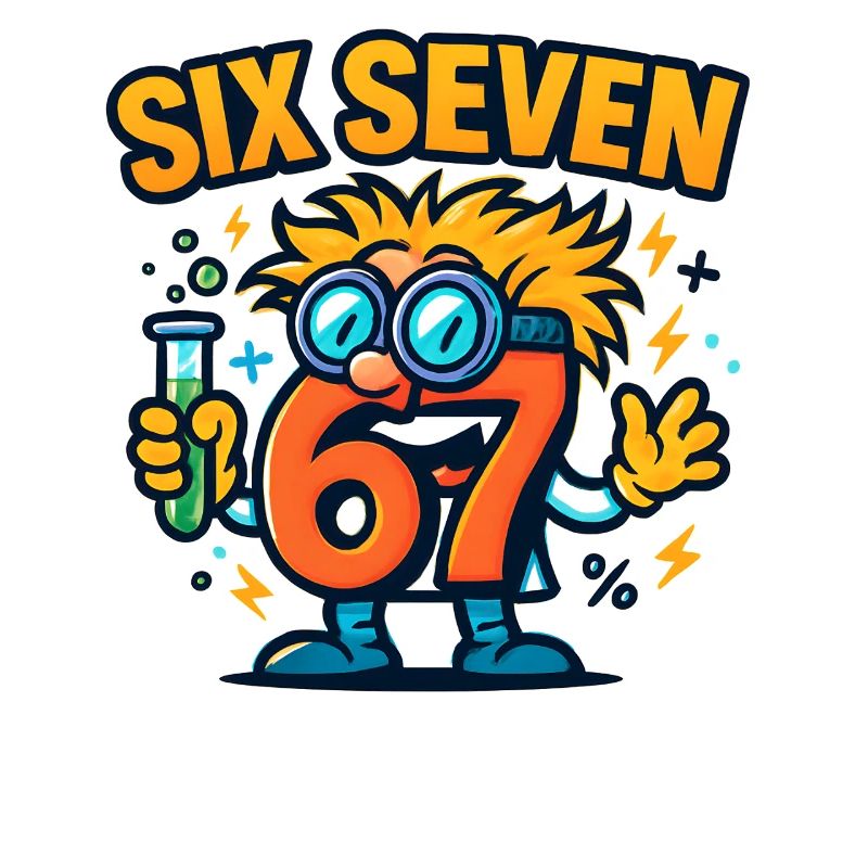 Six Seven 67 Science Humor Nerd Gift Idea