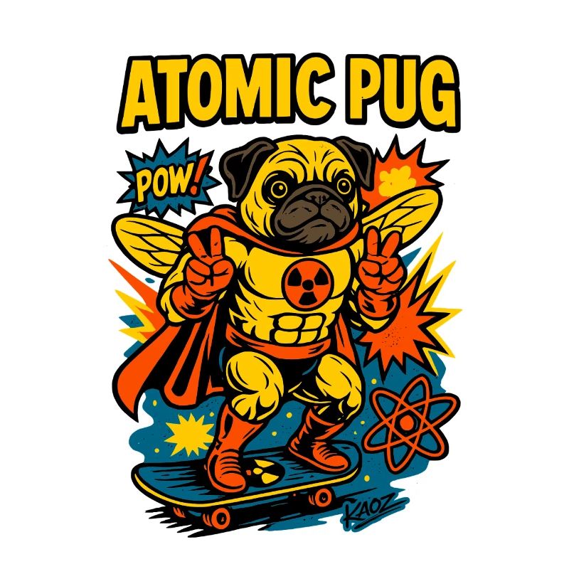 Atomic Pug Hero an Bord