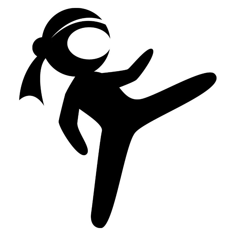 ninja fighter symbol comic kids fighting