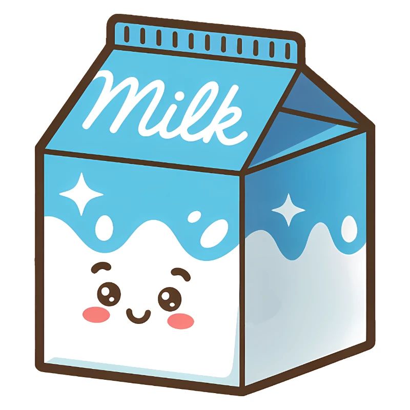 Kawaii Milch Karton