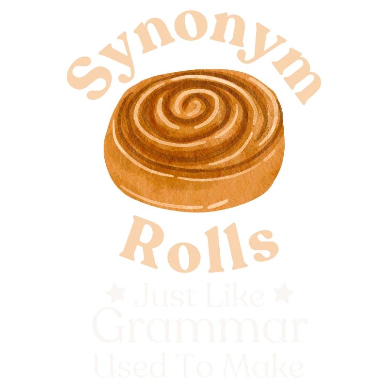 Whimsical Cinnamon Roll Typography Design