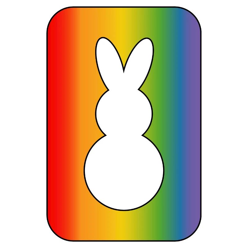 Rainbow rabbit