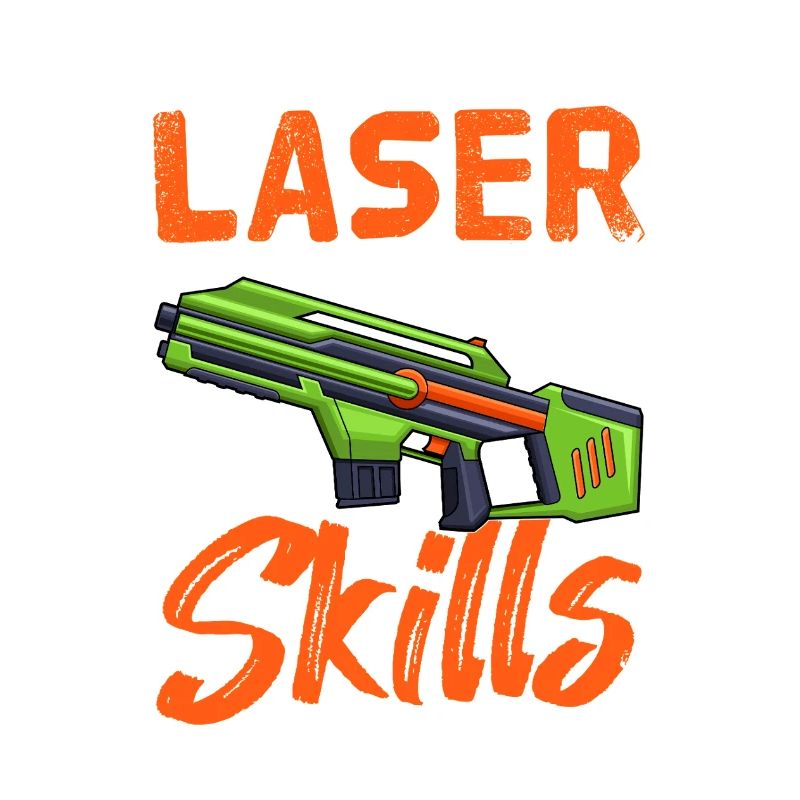 Compétences laser Art drôle de blaster de jeu