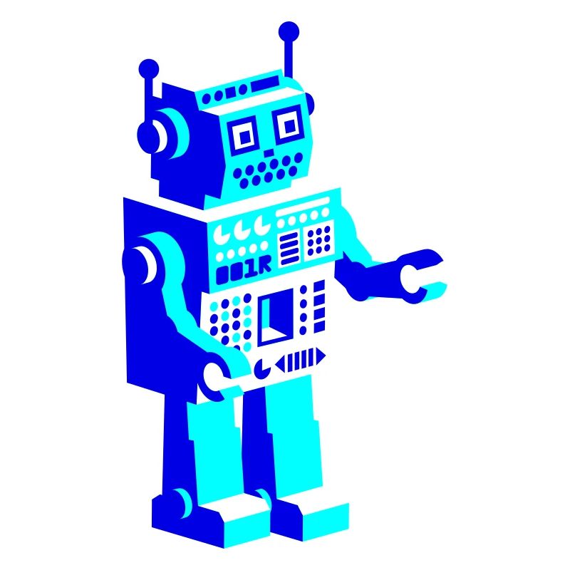 retro robot roboter