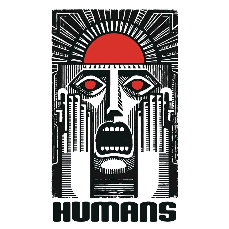 Sun Mask Human Face