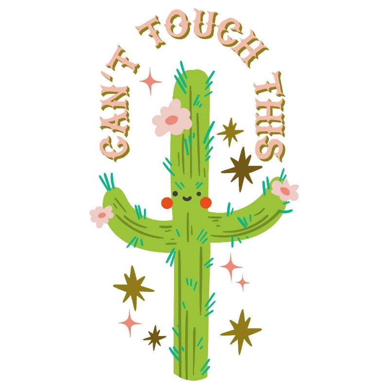 Can't touch this - Prickly cactus design