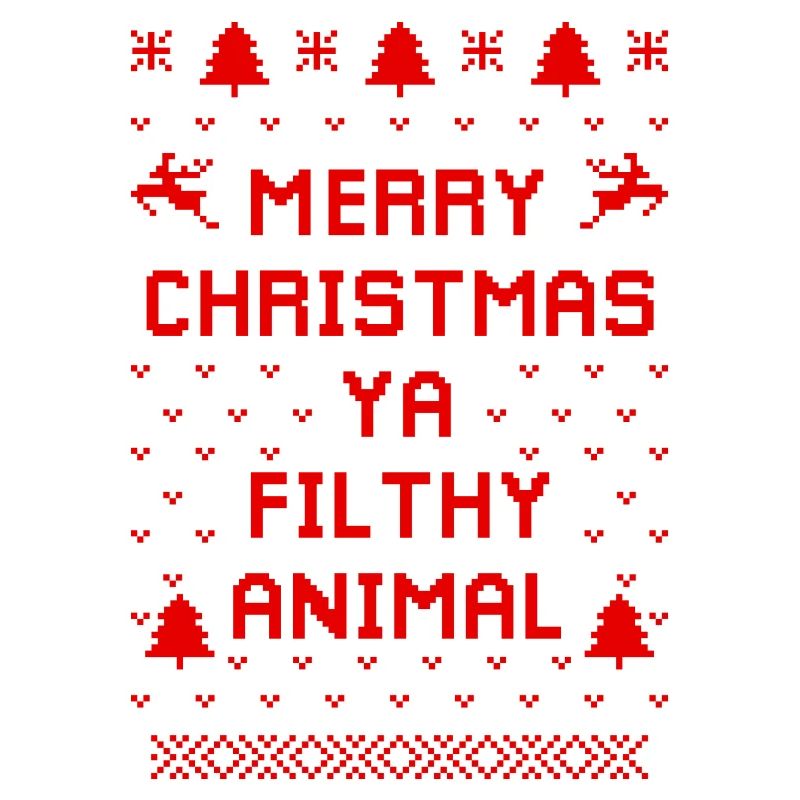 Humorvoller Weihnachts-Tierpullover