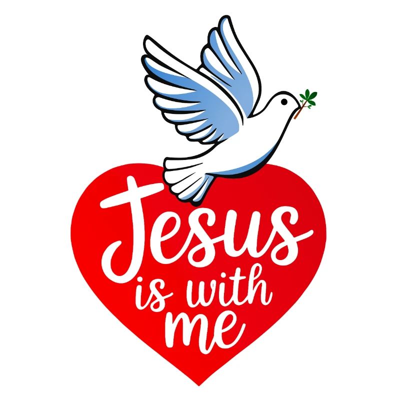 Jesus is with me taube