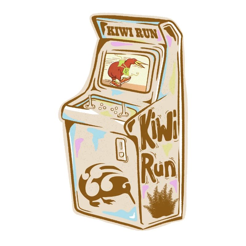 Kiwi Run Arcade Retro