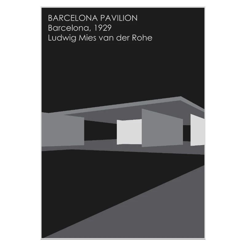 Architecture moderne : Pavillon de Barcelone
