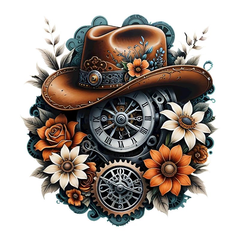 Steampunk-Cowboy-Stil.