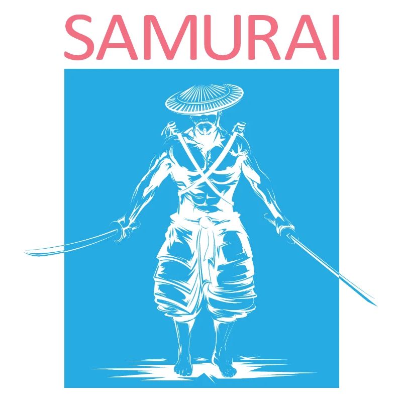 Samurai Symbol Logo icon Illustration Graphic