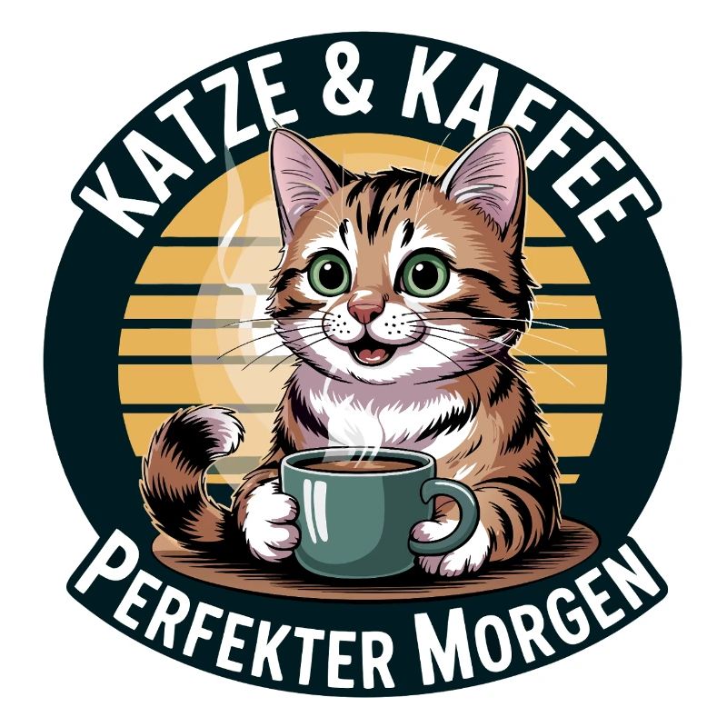 Le chat et le café : une matinée parfaite