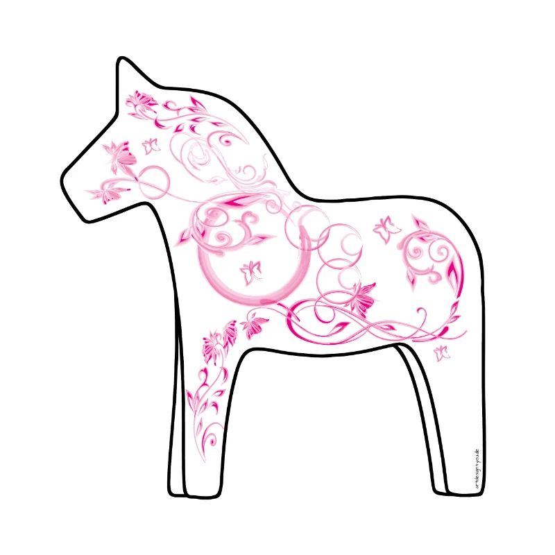 Dala Pferd Pink