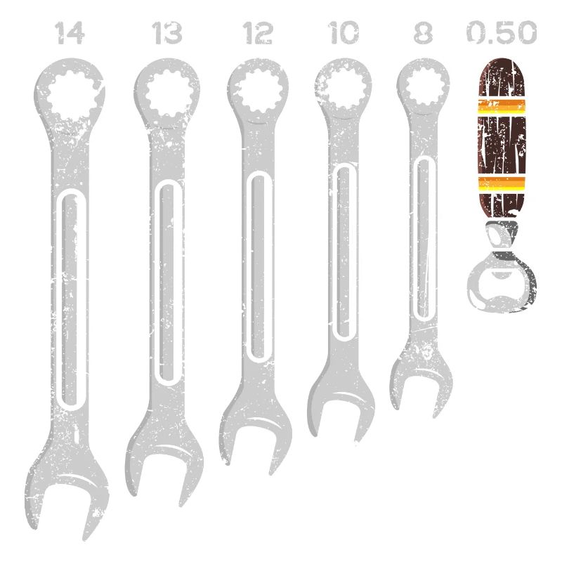 Jeu de clés à outils avec ouvre-bouteille