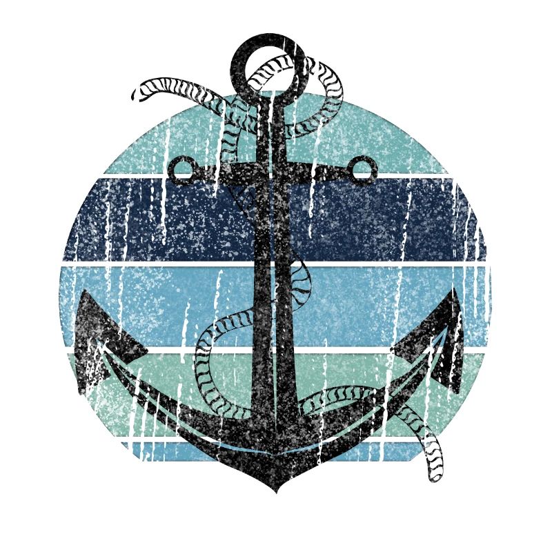Conception maritime d’ancre vintage