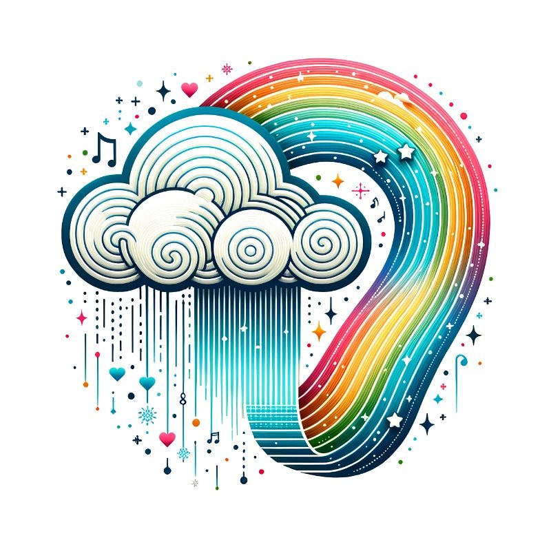 Nuage arc-en-ciel