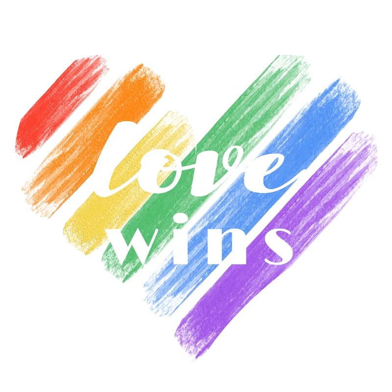 Liebe gewinnt – Regenbogenfarben