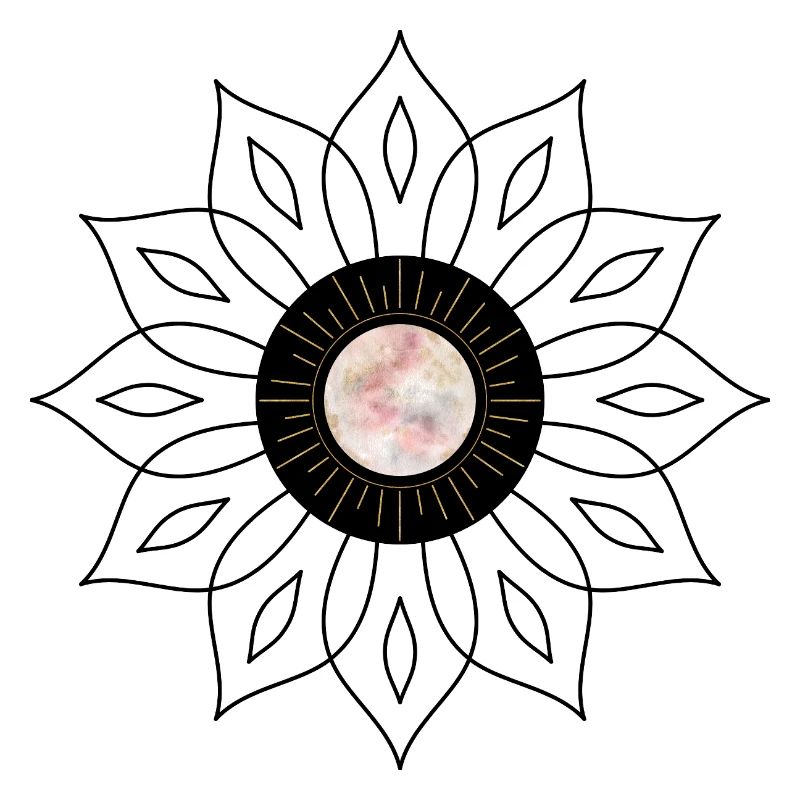 Mandala-Rosette