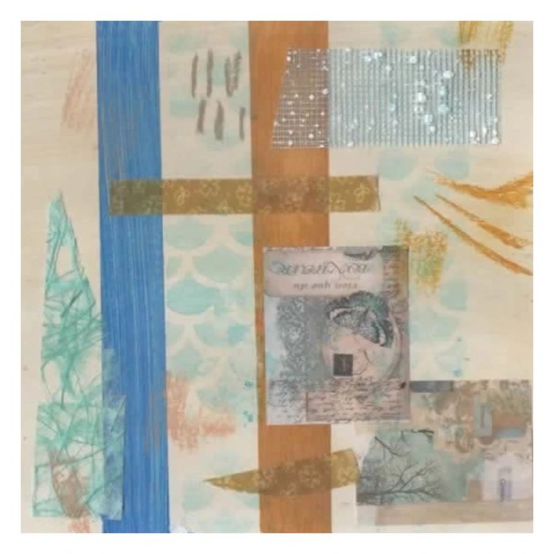 collage abstrait