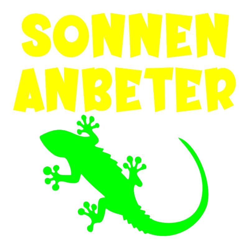 Sonnenanbeter Eidechse - Sommer Sonne