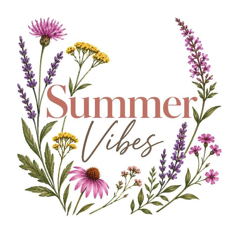 Couronne de fleurs Summer Vibes