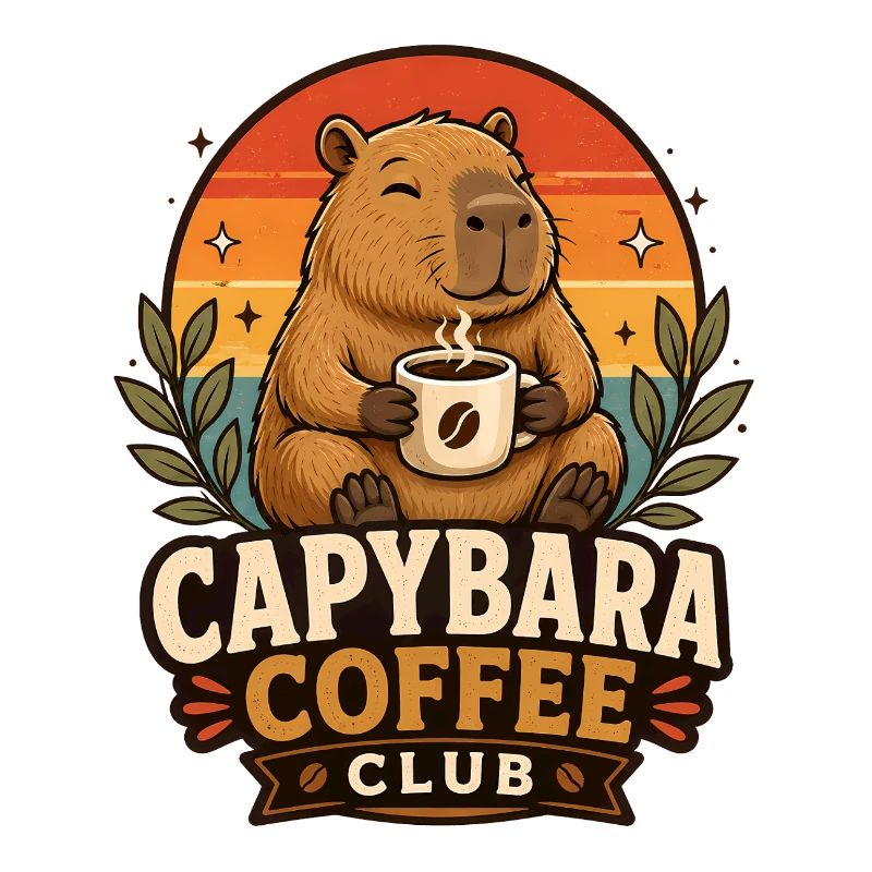 Capybara Coffee Club Kaffee Capybara