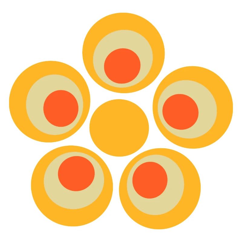 70s Flower Pattern