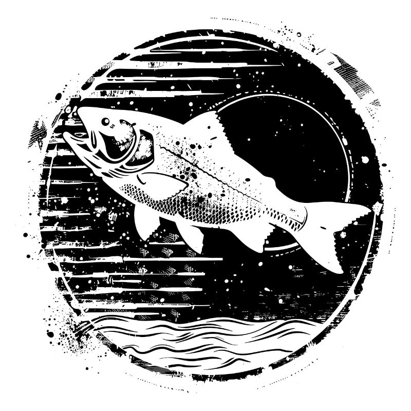 Dessin de pêche