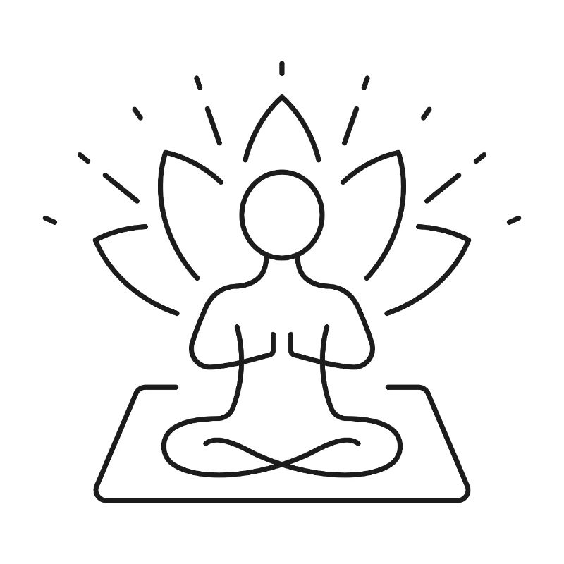 Lotus Meditation Light Circle