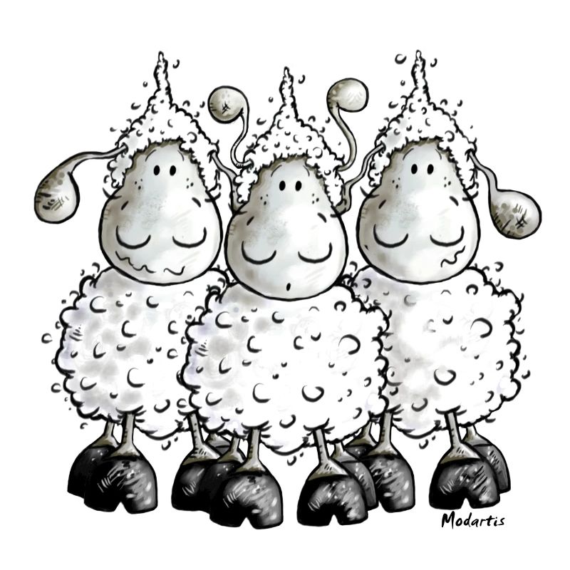 "Mc Wool" - sheep - mouton- moutons