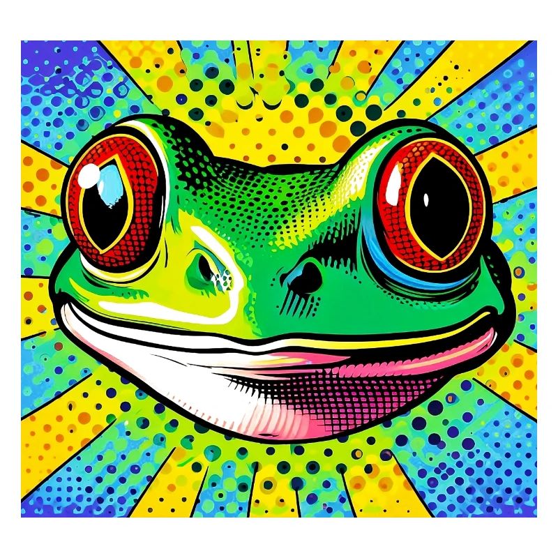 Frog Pop Art