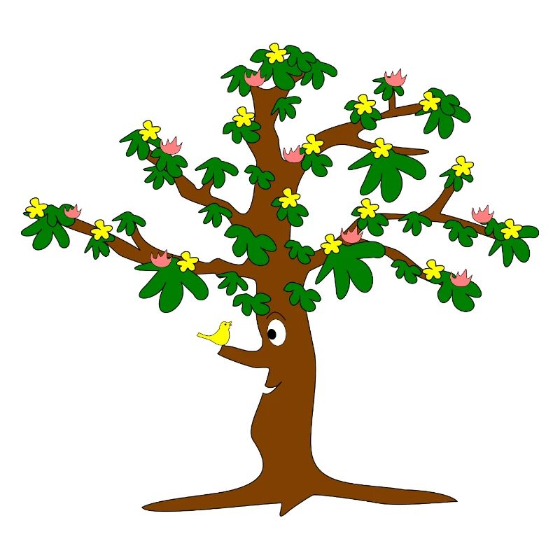 Baum voller Blüten