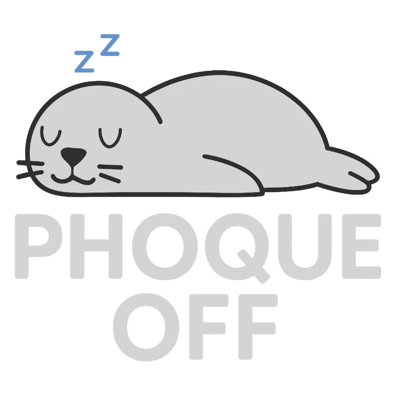 Phoque Off – Jeu de mots drôle et décalé