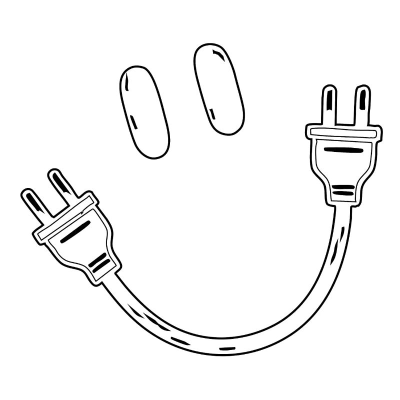 Strom Schuko Stecker Steckdose Elektrik Geschenk