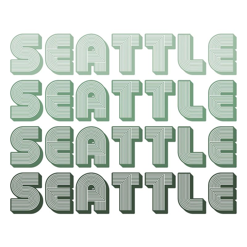Seattle Retro Blockletters