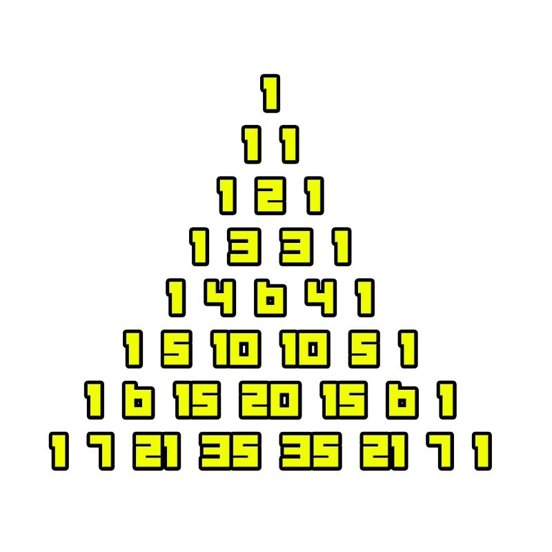 Le triangle de Pascal