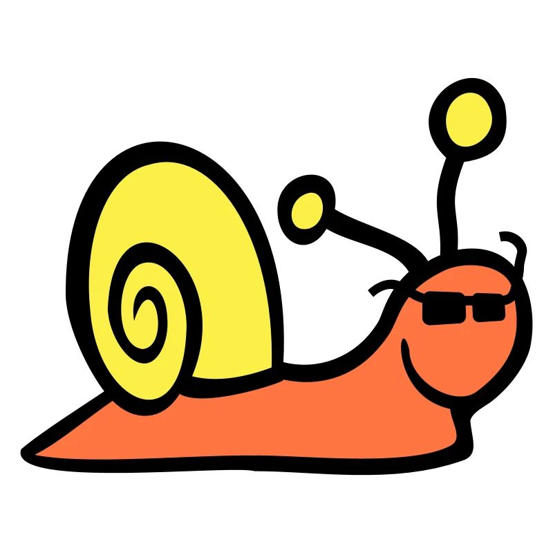 Snail Sunglasses Cute Cute Happy Cool