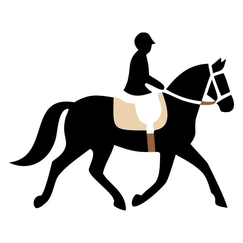 Logo de la silhouette du cavalier