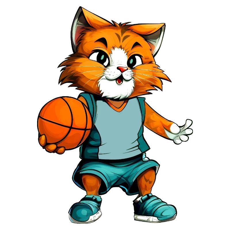 Chat de basket-ball
