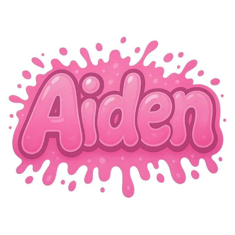 Graffiti Aiden Personalized name ideal gift printable on