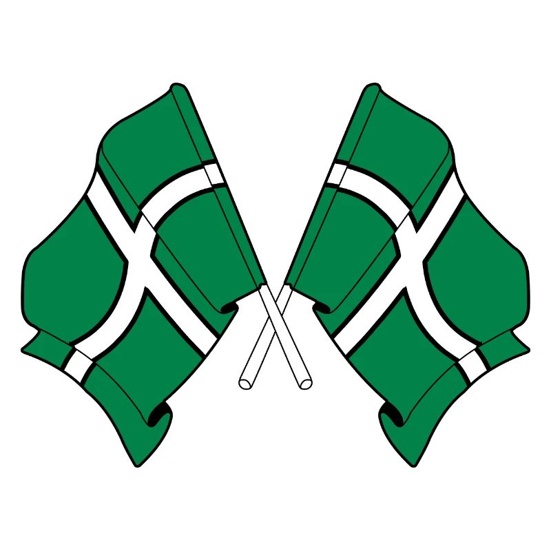Drapeaux croisés du Devon